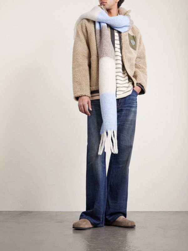 Shell-Trimmed Fleece Jacket - OU
