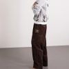 Wide-Leg Pleated Cotton-Corduroy Trousers - OU