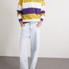 Logo-Appliquéd Striped Cotton-Jersey Polo Shirt - OU Logo-Appliquéd Striped Cotton-Jersey Polo Shirt - OU