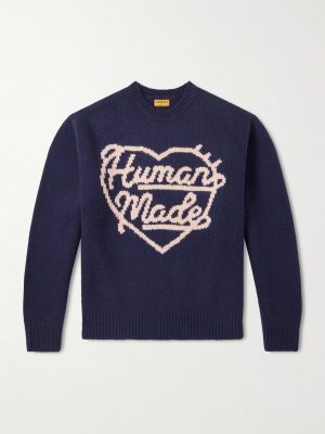 Logo-Intarsia Wool-Blend Sweater Logo-Intarsia Wool-Blend Sweater
