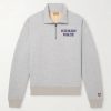 Logo-Print Cotton-Jersey Half-Zip Sweatshirt Logo-Print Cotton-Jersey Half-Zip Sweatshirt