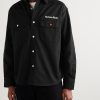 Logo-Embroidered Printed Cotton-Twill Shirt - FR Logo-Embroidered Printed Cotton-Twill Shirt - FR