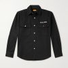 Logo-Embroidered Printed Cotton-Twill Shirt Logo-Embroidered Printed Cotton-Twill Shirt
