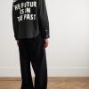 Logo-Embroidered Printed Cotton-Twill Shirt - OU Logo-Embroidered Printed Cotton-Twill Shirt - OU