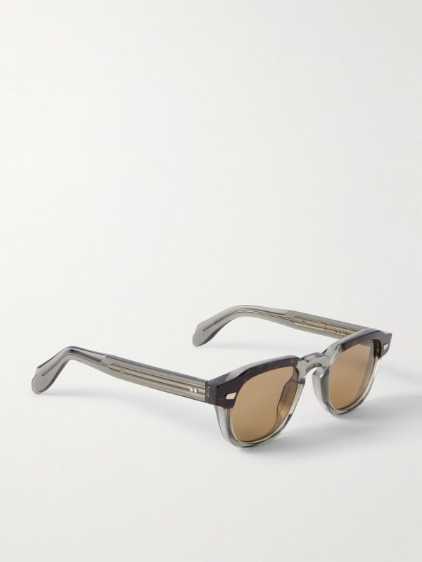 Round-Frame Acetate and Silver-Tone Sunglasses - FR Round-Frame Acetate and Silver-Tone Sunglasses - FR