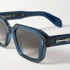 + The Great Frog Square-Frame Acetate and Silver-Tone Sunglasses - CU