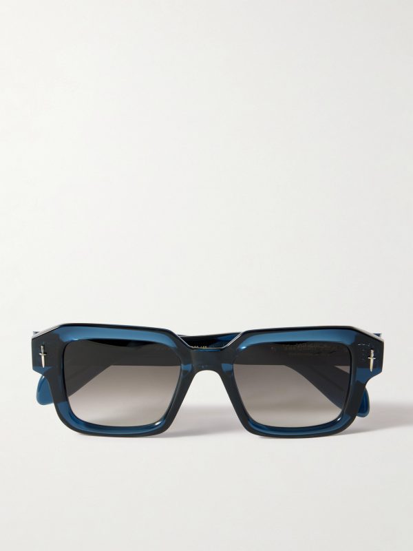 + The Great Frog Square-Frame Acetate and Silver-Tone Sunglasses