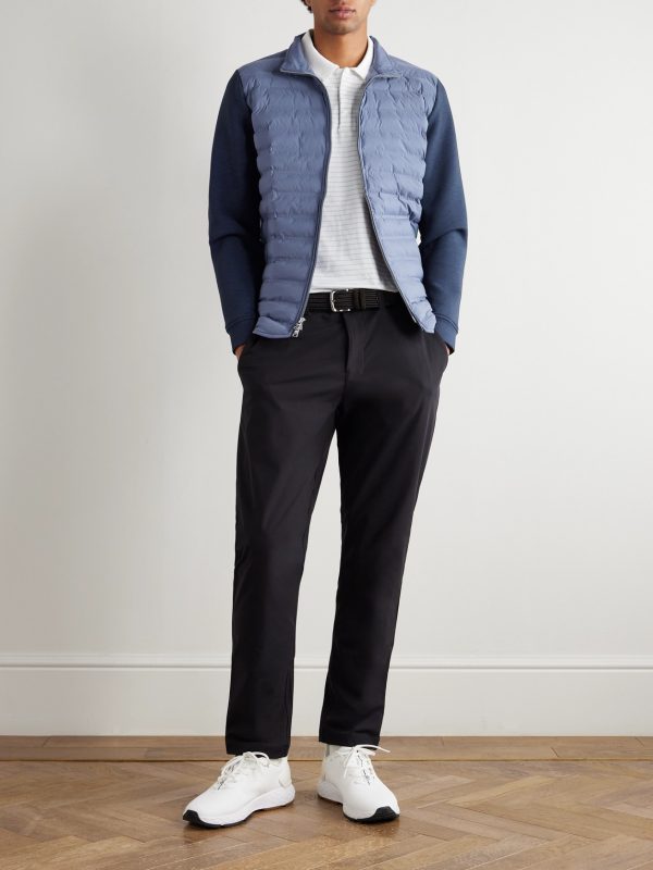 Winsome Hybrid Tech-Jersey and Quilted Shell Jacket - OU