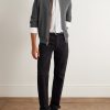 Excursionist Flex Slim-Fit Striped Cotton-Blend Shirt - OU