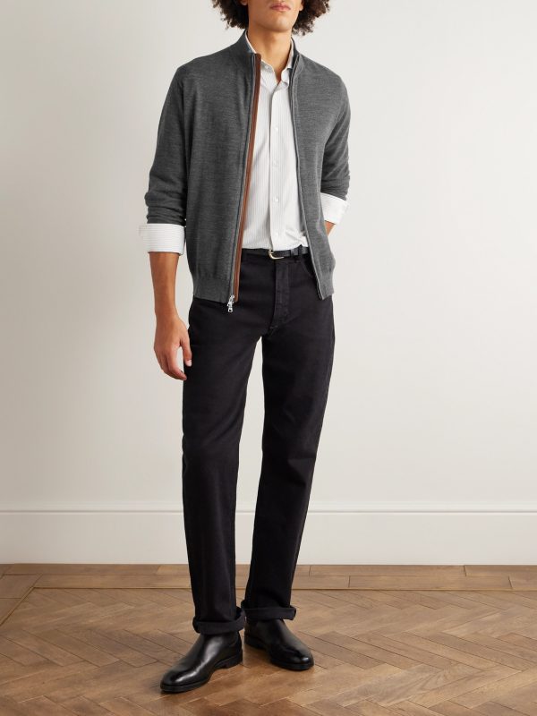 Excursionist Flex Slim-Fit Striped Cotton-Blend Shirt - OU