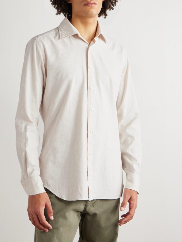 Glanshirt Slim-Fit Cotton-Twill Shirt - FR Glanshirt Slim-Fit Cotton-Twill Shirt - FR