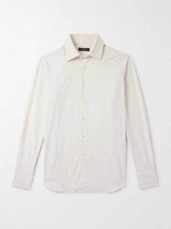 Glanshirt Slim-Fit Cotton-Twill Shirt Glanshirt Slim-Fit Cotton-Twill Shirt