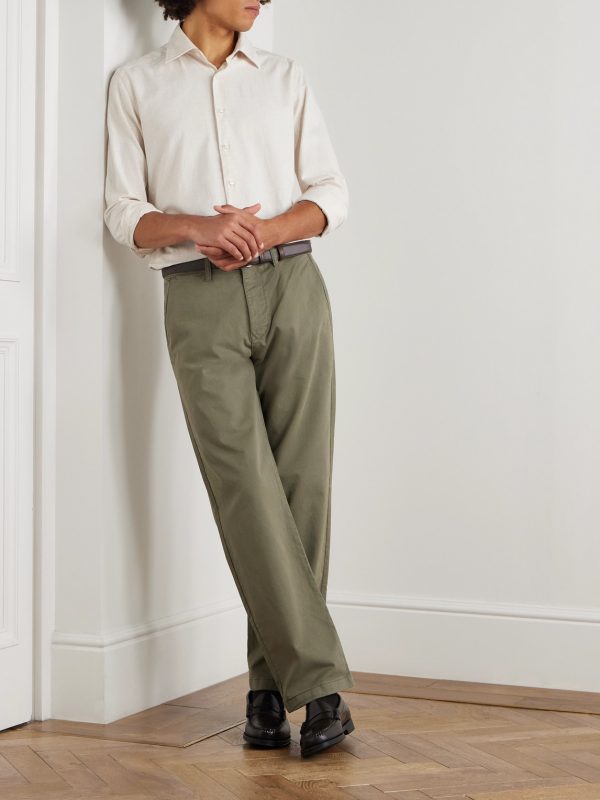 Glanshirt Slim-Fit Cotton-Twill Shirt - OU Glanshirt Slim-Fit Cotton-Twill Shirt - OU