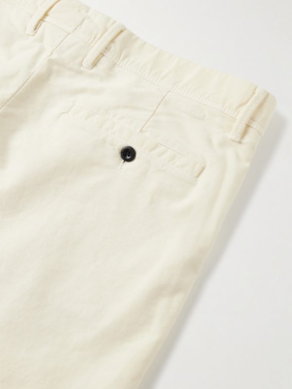 Slim-Fit Cotton-Blend Twill Trousers - CU Slim-Fit Cotton-Blend Twill Trousers - CU
