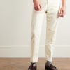 Slim-Fit Cotton-Blend Twill Trousers - FR Slim-Fit Cotton-Blend Twill Trousers - FR