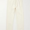 Slim-Fit Cotton-Blend Twill Trousers Slim-Fit Cotton-Blend Twill Trousers