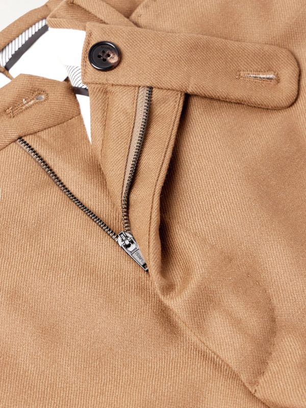 Slim-Fit Wool and Cashmere-Blend Twill Suit Trousers - E1 Slim-Fit Wool and Cashmere-Blend Twill Suit Trousers - E1