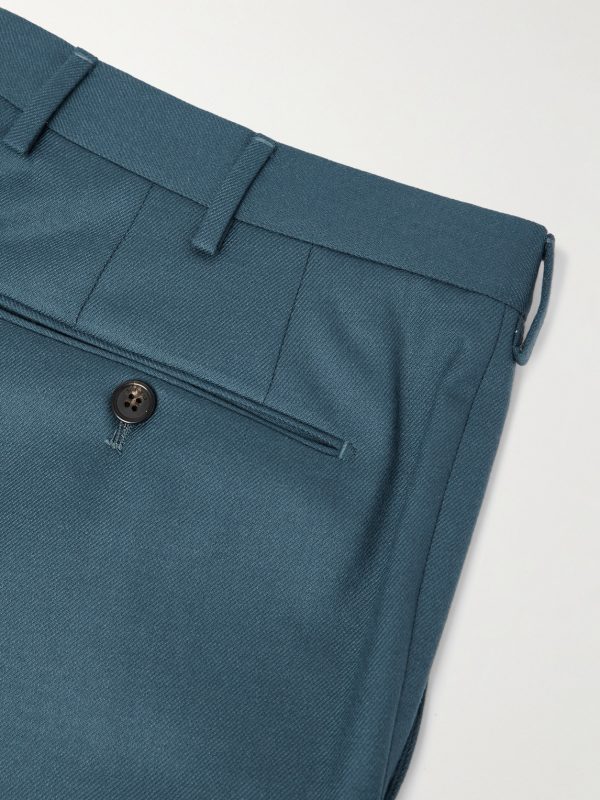 Slim-Fit Wool and Cashmere-Blend Twill Suit Trousers - CU Slim-Fit Wool and Cashmere-Blend Twill Suit Trousers - CU