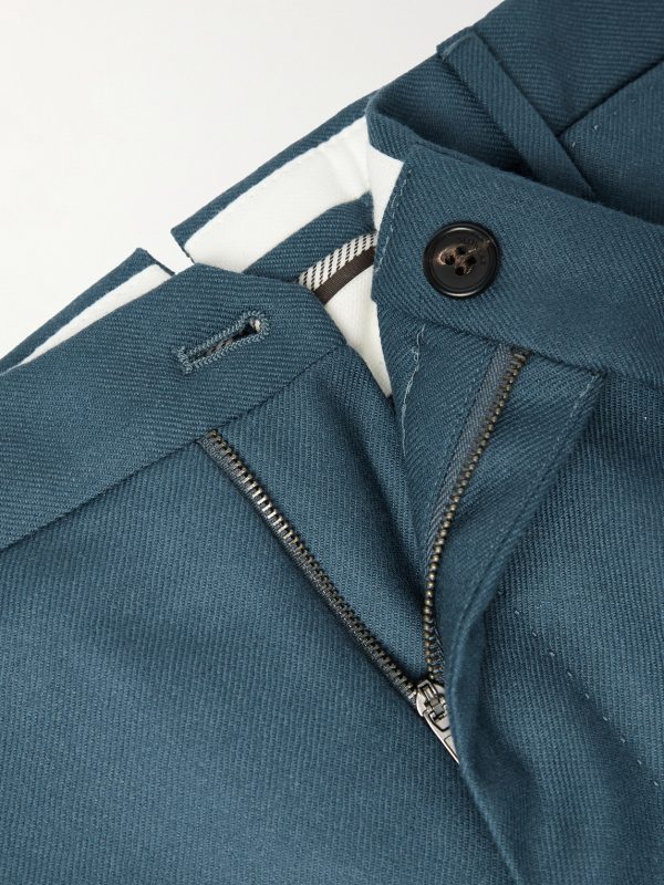 Slim-Fit Wool and Cashmere-Blend Twill Suit Trousers - E1 Slim-Fit Wool and Cashmere-Blend Twill Suit Trousers - E1