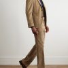 Straight-Leg Cotton-Blend Corduroy Trousers - OU