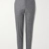 Slim-Fit Tapered Virgin Wool-Blend Houndstooth Trousers