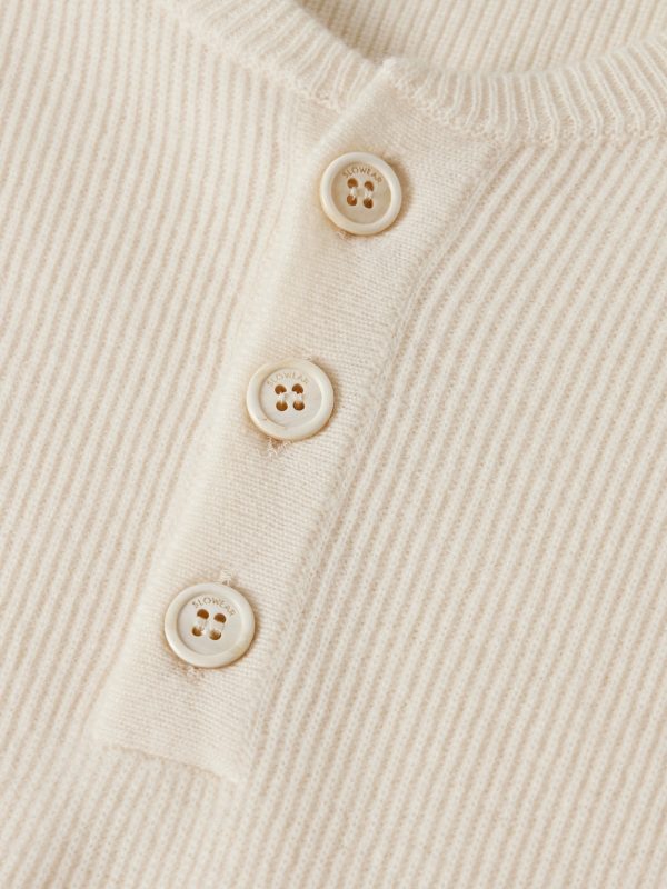 Zanone Slim-Fit Ribbed Virgin Wool Henley T-Shirt - CU Zanone Slim-Fit Ribbed Virgin Wool Henley T-Shirt - CU