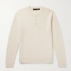 Zanone Slim-Fit Ribbed Virgin Wool Henley T-Shirt Zanone Slim-Fit Ribbed Virgin Wool Henley T-Shirt