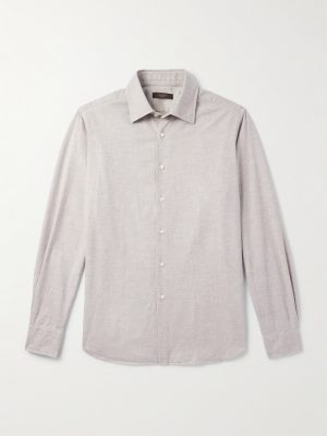 Glanshirt Slim-Fit Cotton-Twill Shirt Glanshirt Slim-Fit Cotton-Twill Shirt