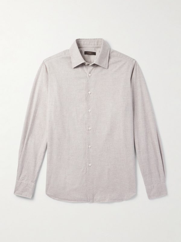 Glanshirt Slim-Fit Cotton-Twill Shirt Glanshirt Slim-Fit Cotton-Twill Shirt