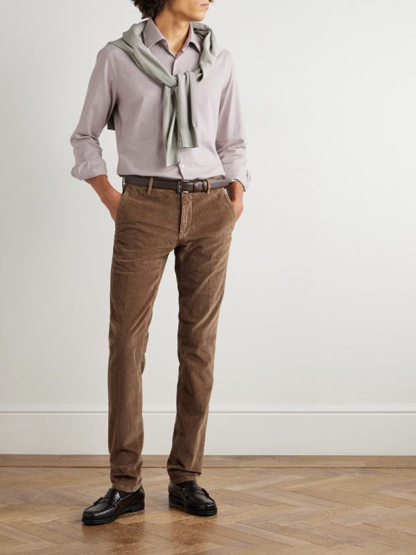 Glanshirt Slim-Fit Cotton-Twill Shirt - OU Glanshirt Slim-Fit Cotton-Twill Shirt - OU