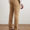 Slim-Fit Cotton-Blend Gabardine Trousers - BK Slim-Fit Cotton-Blend Gabardine Trousers - BK