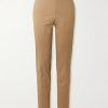 Slim-Fit Cotton-Blend Gabardine Trousers Slim-Fit Cotton-Blend Gabardine Trousers