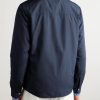 Teknosartorial Grosgrain-Trimmed Padded Shell Overshirt - BK Teknosartorial Grosgrain-Trimmed Padded Shell Overshirt - BK