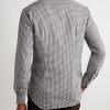 Slim-Fit Gingham Cotton-Flannel Shirt - BK Slim-Fit Gingham Cotton-Flannel Shirt - BK