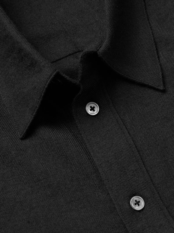 Wool and Cashmere-Blend Twill Shirt - CU