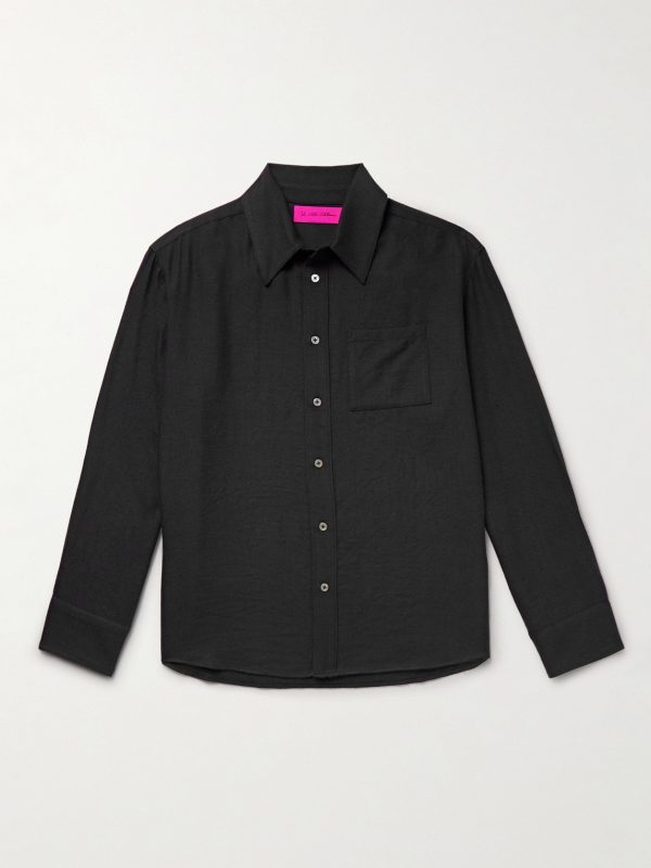 Wool and Cashmere-Blend Twill Shirt