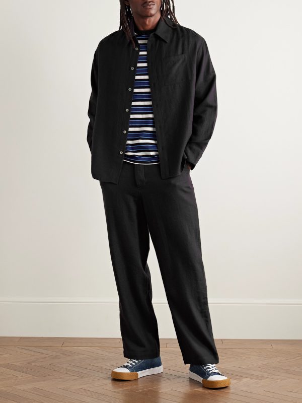 Wool and Cashmere-Blend Twill Shirt - OU