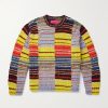 Scrap Patchwork Cotton-Blend Sweater Scrap Patchwork Cotton-Blend Sweater