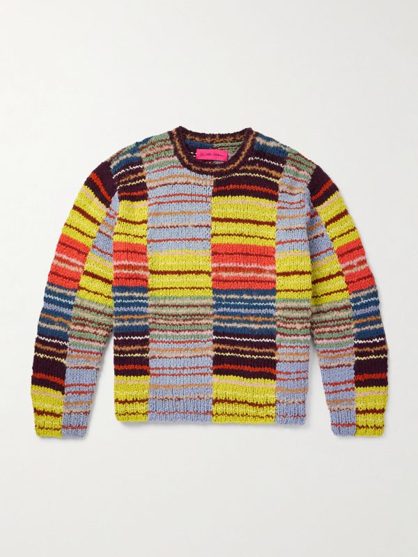 Scrap Patchwork Cotton-Blend Sweater Scrap Patchwork Cotton-Blend Sweater