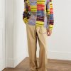 Scrap Patchwork Cotton-Blend Sweater - OU Scrap Patchwork Cotton-Blend Sweater - OU