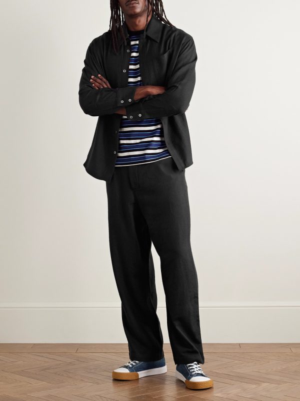 Norm Straight-Leg Wool and Cashmere-Blend Twill Trousers - OU Norm Straight-Leg Wool and Cashmere-Blend Twill Trousers - OU