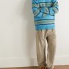 Reef Striped Cashmere and Cotton-Blend Sweater - OU