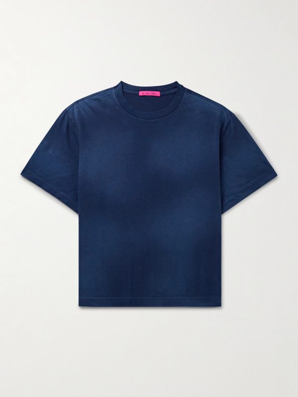 Sunbleached Cotton and Cashmere-Blend Jersey T-Shirt Sunbleached Cotton and Cashmere-Blend Jersey T-Shirt