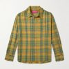 Pashmina Checked Wool and Cashmere-Blend Shirt Pashmina Checked Wool and Cashmere-Blend Shirt