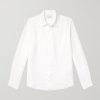 Garment-Dyed Linen Shirt