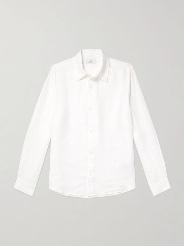 Garment-Dyed Linen Shirt