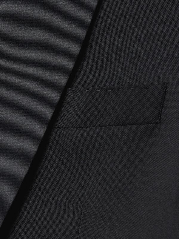 Slim-Fit Satin-Trimmed Wool Tuxedo Jacket - E1 Slim-Fit Satin-Trimmed Wool Tuxedo Jacket - E1