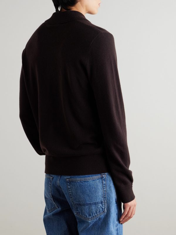 Cliff Cashmere Polo Shirt - BK Cliff Cashmere Polo Shirt - BK