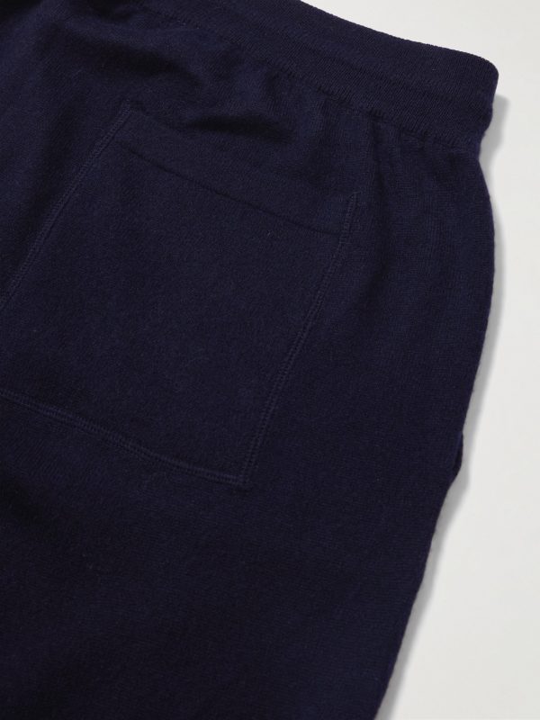 Tapered Wool and Cashmere-Blend Sweatpants - CU Tapered Wool and Cashmere-Blend Sweatpants - CU