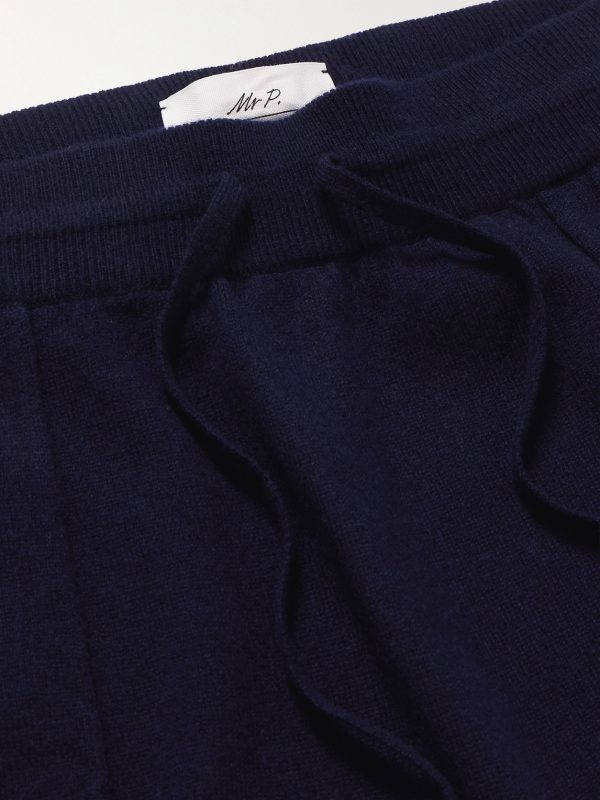Tapered Wool and Cashmere-Blend Sweatpants - E1 Tapered Wool and Cashmere-Blend Sweatpants - E1
